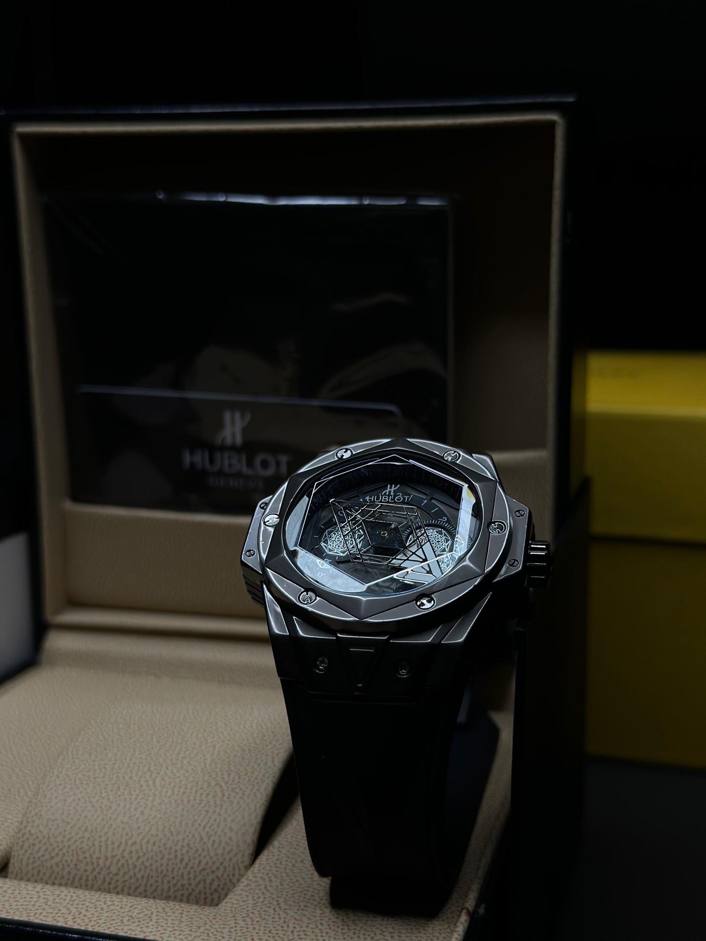 Hublot Spider Black Strap