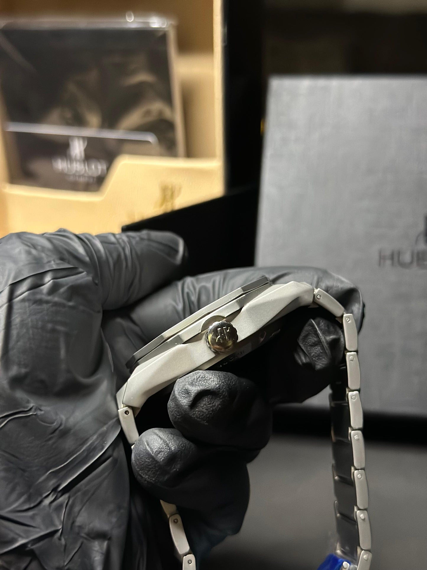 Hublot Cut Purple Dial