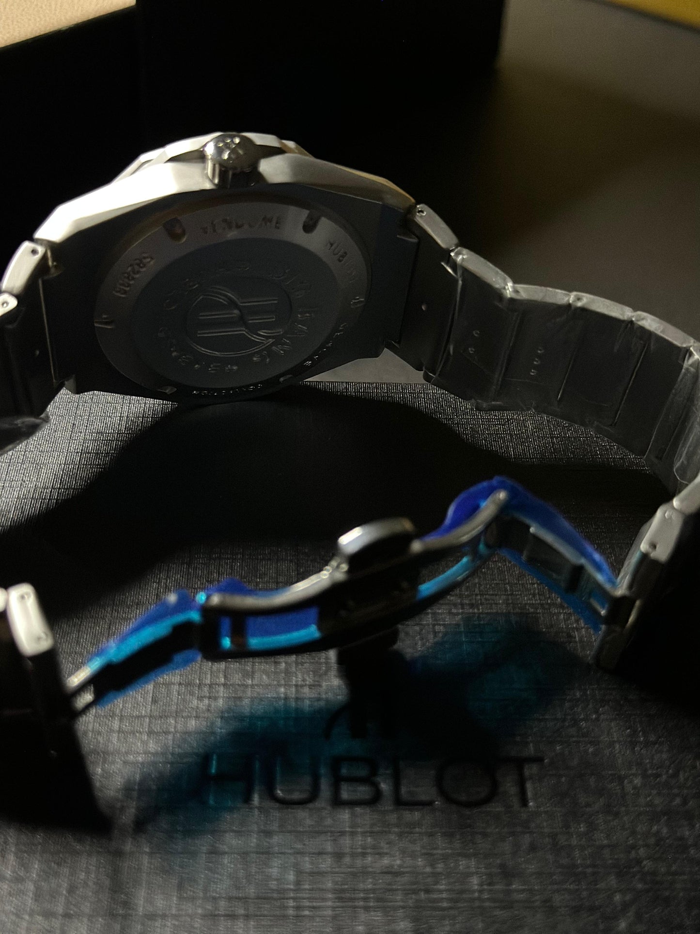 Hublot Cut Skeleton Black Dial