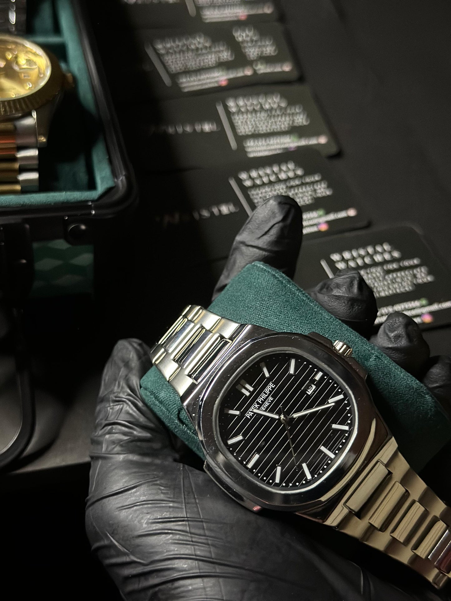 Patek Philip Geneve Black Dial
