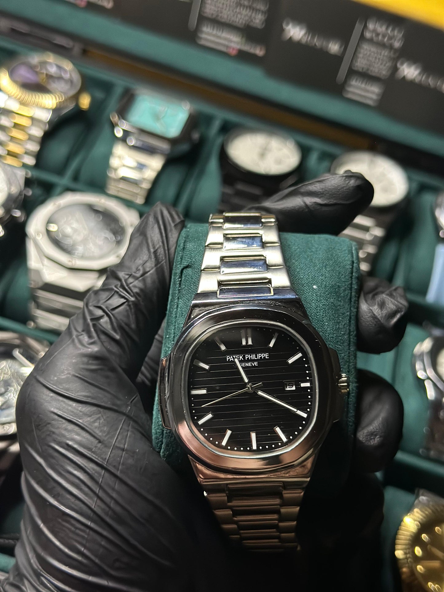 Patek Philip Geneve Black Dial