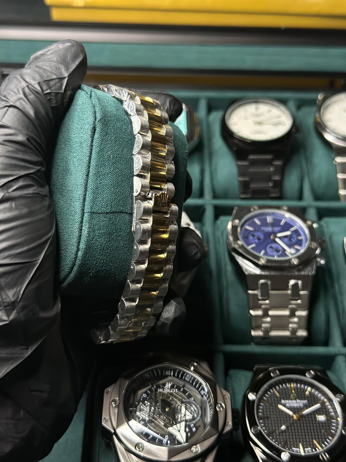 Rolex Day-Date Green Dail