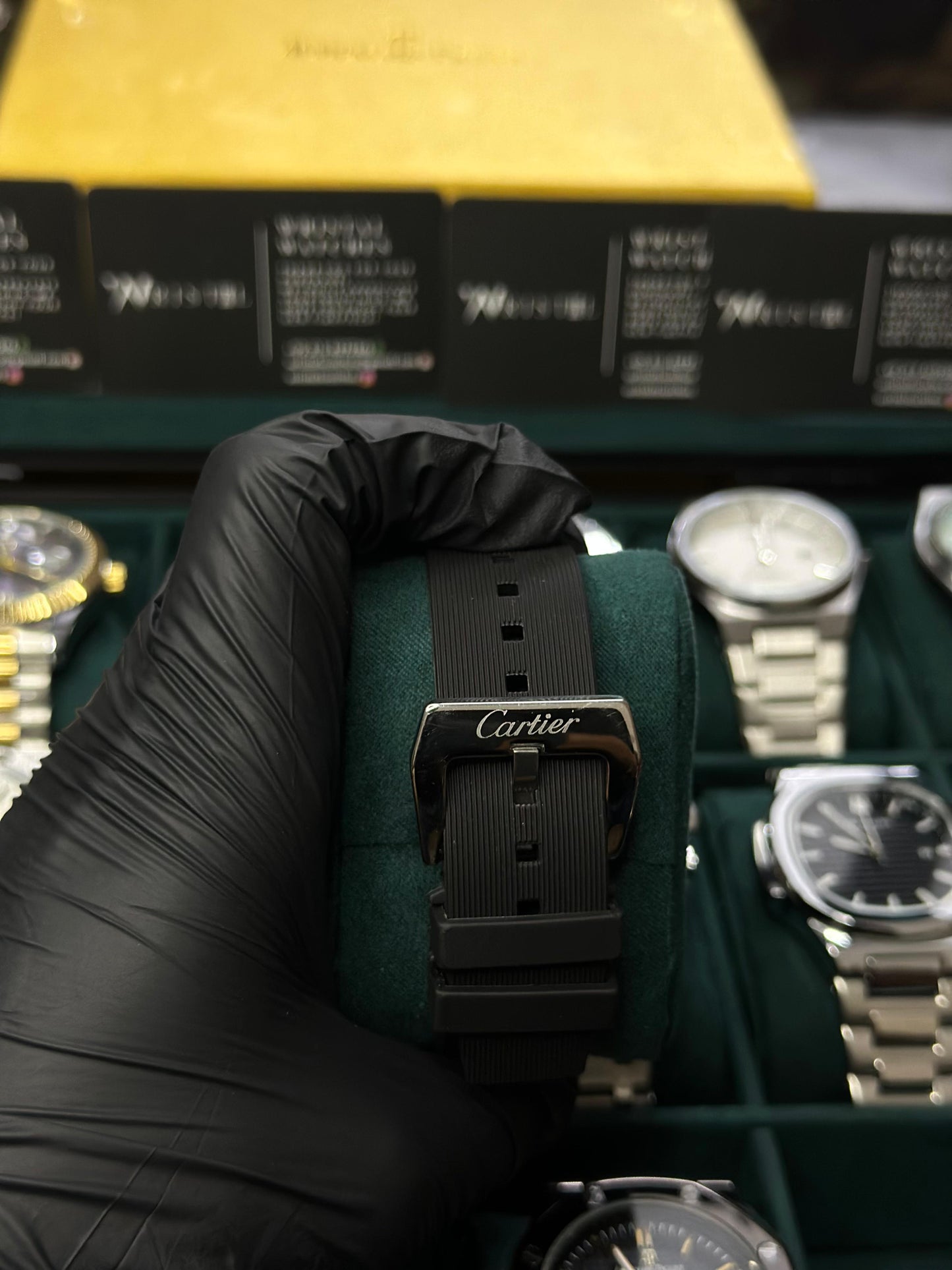 Cartier Black Strap