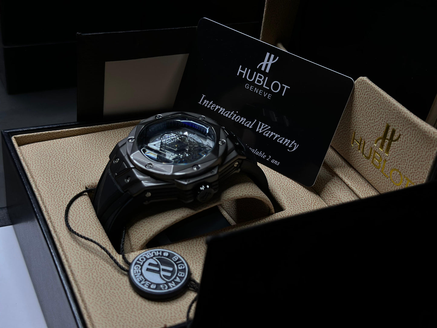 Hublot Spider Black Strap