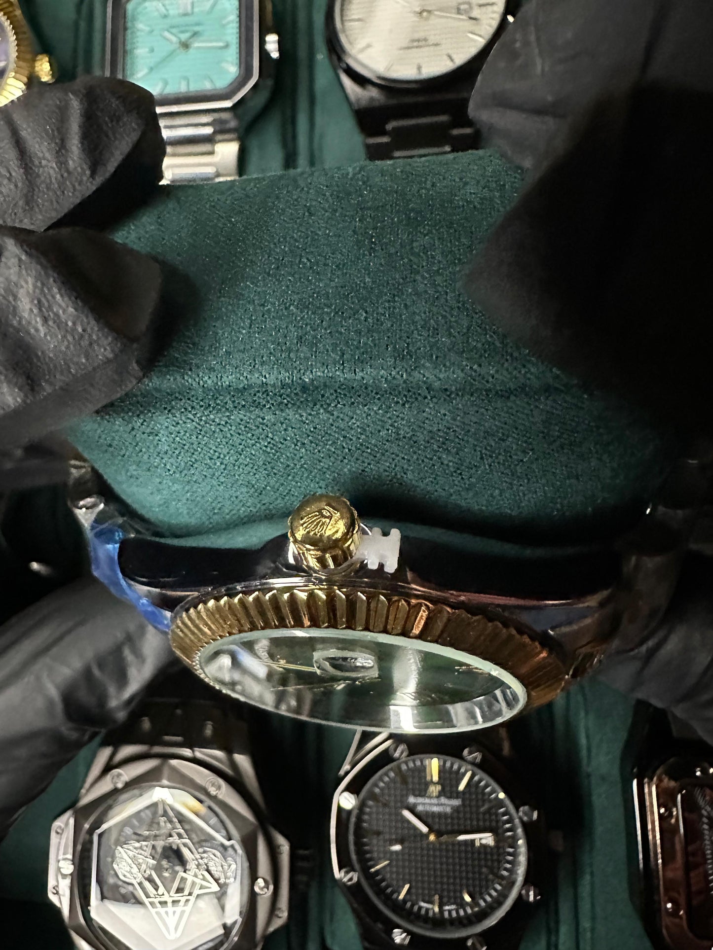 Rolex Day-Date Green Dail