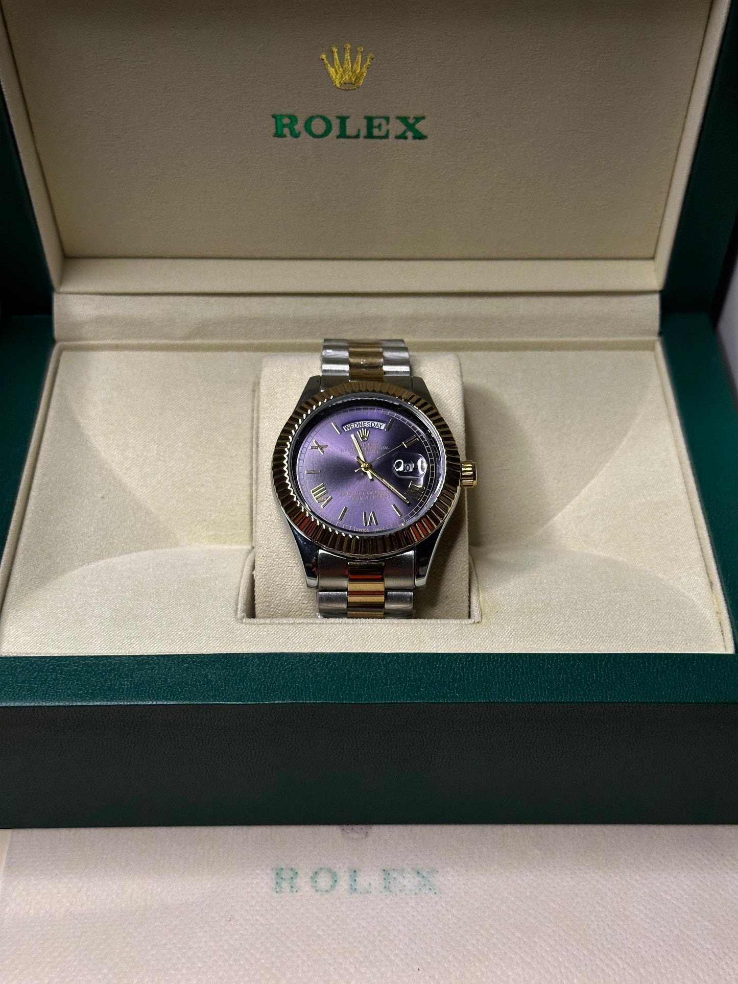 Rolex Day-Date – Purple Dail for Him &Her