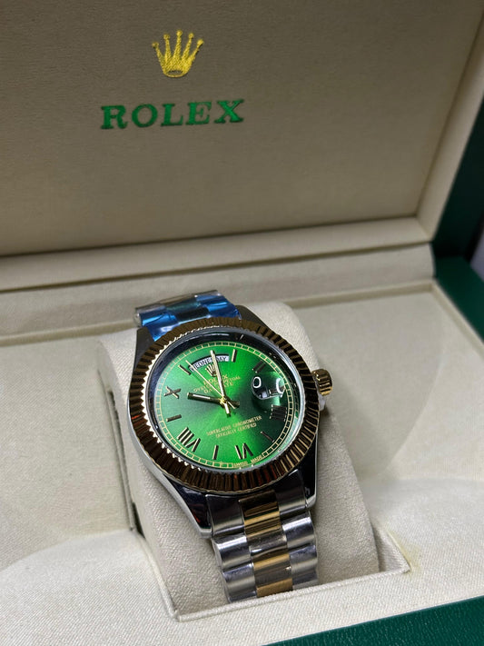 Rolex Day-Date Green Dail